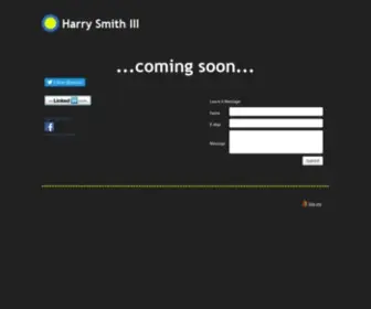 Harrysmith3.com(Harry Smith III) Screenshot