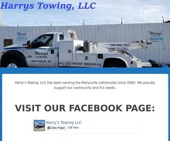 Harrystowtruck.com(Harrys Towing) Screenshot