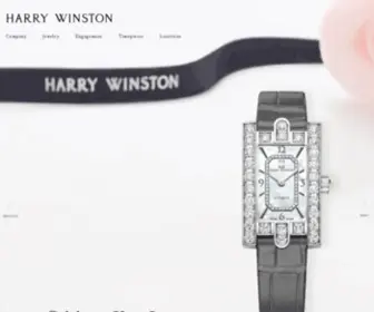 Harrywinston.com(Diamond Jewelry & Luxury Watches) Screenshot