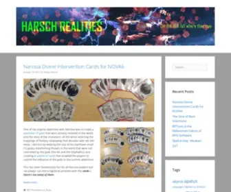 Harschrealities.com(Let the dice fall where they may) Screenshot