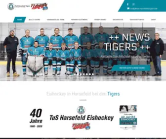 Harsefeldtigers.de(Startseite) Screenshot