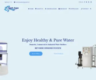 Harshaqua.com(Harsh Aqua Water Purifier) Screenshot