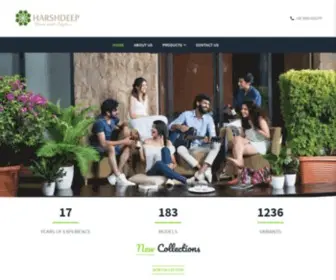 Harshdeepindia.com(Indoor and Outdoor pots manufacturers) Screenshot