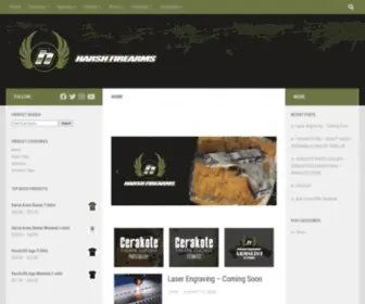 Harshfirearms.com(Downrange Products) Screenshot