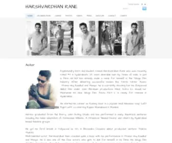 Harshvardhanrane.com(HARSHVARDHAN RANE) Screenshot