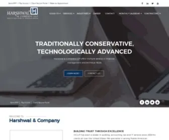 Harshwal.com(Harshwal & Company LLP) Screenshot