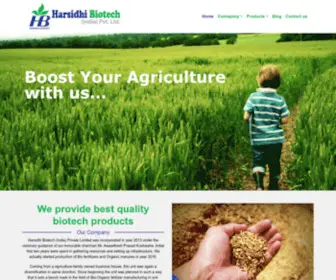 Harsidhibiotech.com(Biotech Product) Screenshot