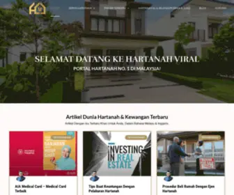 Hartanahviral.com(Hartanah Viral) Screenshot