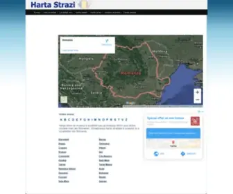 Hartastrazi.info(Harta strazilor din Romania) Screenshot