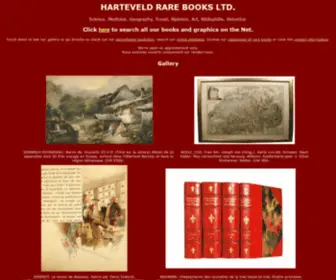 Harteveld.ch(Harteveld Rare Books Ltd) Screenshot