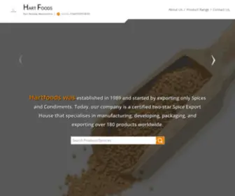 Hartfoods.in(Hart Foods Comtrade LLP) Screenshot