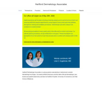 Hartfordderm.com(Test site) Screenshot