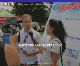 Hartfordlatinofest.com(Uniting the Communities) Screenshot