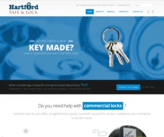 Hartfordsafelock.com(Hartford Safe & Lock) Screenshot