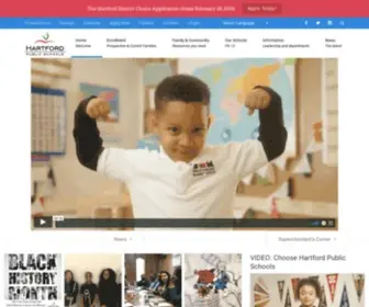 Hartfordschools.org(Hartford Public Schools) Screenshot
