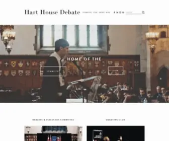 Harthousedebate.com(Hart House Debate) Screenshot