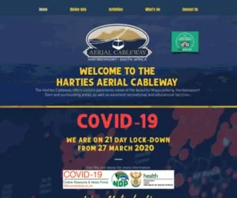 Hartiescableway.co.za(Hartbeespoort Aerial Cableway) Screenshot