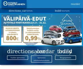 Hartikainen.com(Autotalo Hartikainen) Screenshot