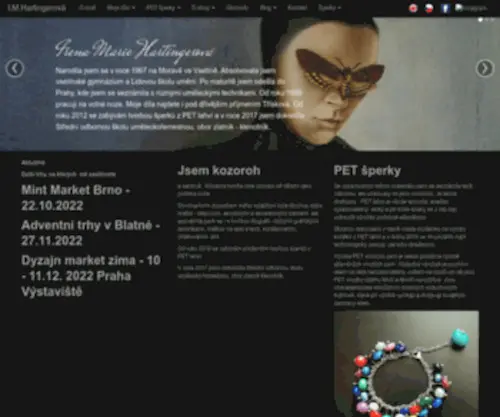 Hartingerova.com(Irena Marie Hartingerová) Screenshot