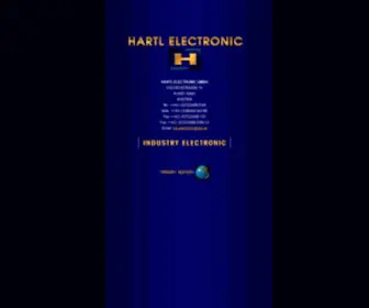 Hartl-Electronic.com(Welcome HARTL) Screenshot