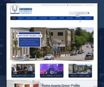 Hartland-WI.org(Hartland Chamber of Commerce) Screenshot