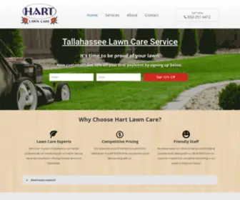 Hartlawncare.co(Hart Lawn Care Service Tallahassee) Screenshot