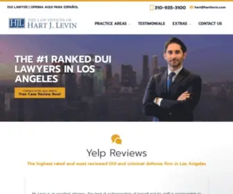 Hartlevin.com(#1 DUI Lawyers in Los Angeles) Screenshot
