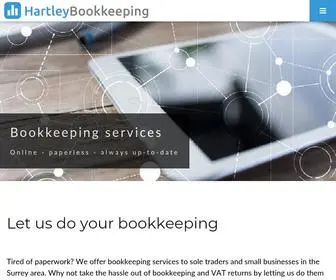 Hartleybookkeeping.com(Hartley Bookkeeping) Screenshot