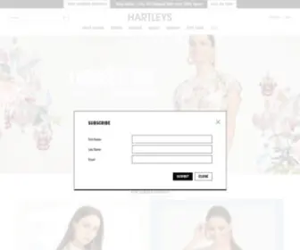 Hartleys.co.nz(Hartleys Fashion) Screenshot