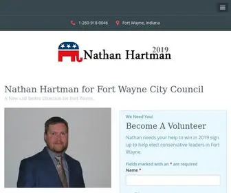 Hartman2019.com(Fort Wayne City Council) Screenshot