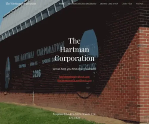 Hartmancorporation.com(The hartman corporaton) Screenshot