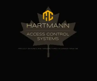 Hartmann-Controls.com(Hartmann Controls Corporation Access Control Systems) Screenshot