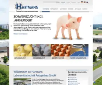 Hartmann-LA-GMBH.de( Moderner und individueller Anlagenbau für Lebensmitteltechnik aus Nienburg) Screenshot