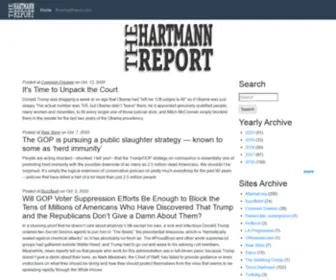 Hartmannreport.com(The Hartmann Report) Screenshot