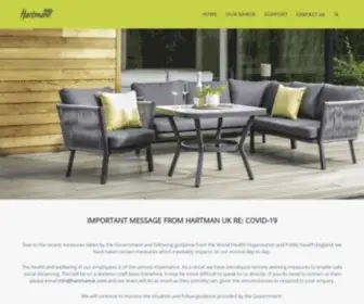 Hartmanuk.com(Hartman Outdoor Furniture Products UK) Screenshot
