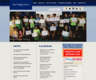 Hartmiddleschool.org(Thomas Hart Middle School) Screenshot