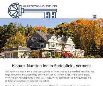 Hartnesshouseinn.com(Hartness House Inn) Screenshot