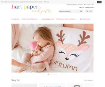 Hartpaper.com(Hart Paper Personalized Stationery Pillowcases Clipboards & Gifts) Screenshot