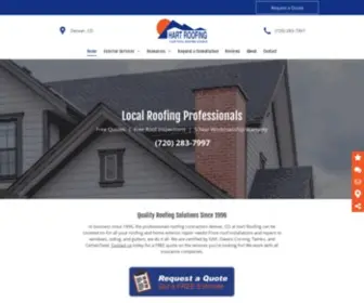 Hartroofinginc.com(Roofing Contractors) Screenshot