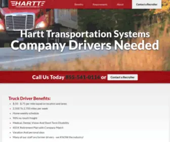 Harttdrivers.com(Class A Trucking Jobs) Screenshot