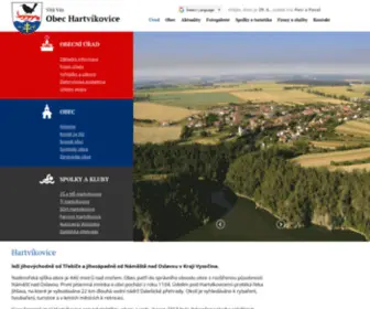 Hartvikovice.cz(Hartvíkovice) Screenshot