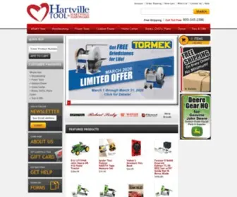 Hartvilletool.com(Woodworking Tools) Screenshot