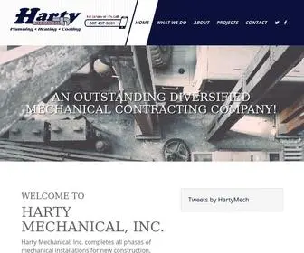 Hartymechanical.com(Plumbing, Heating, and Cooling) Screenshot