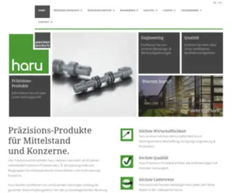 Haru-Praezision.de(Haru präzision GmbH) Screenshot