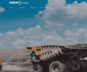 Harumenergy.com(Harum Energy) Screenshot