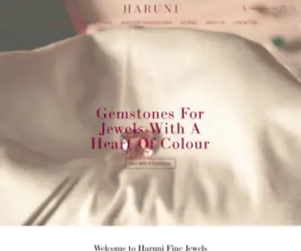 Haruni.com(Bespoke Jewellery Design) Screenshot