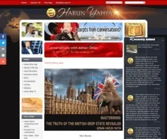 Harunyahya.com(Harun Yahya) Screenshot