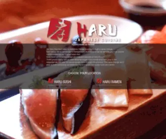 Harutx.com(Haru Modern Japanese Cuisine) Screenshot