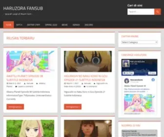 Haruzorasubs.net(Secerah Langit di Musim Semi) Screenshot