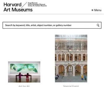 Harvardartmuseums.org(Harvard Art Museums) Screenshot